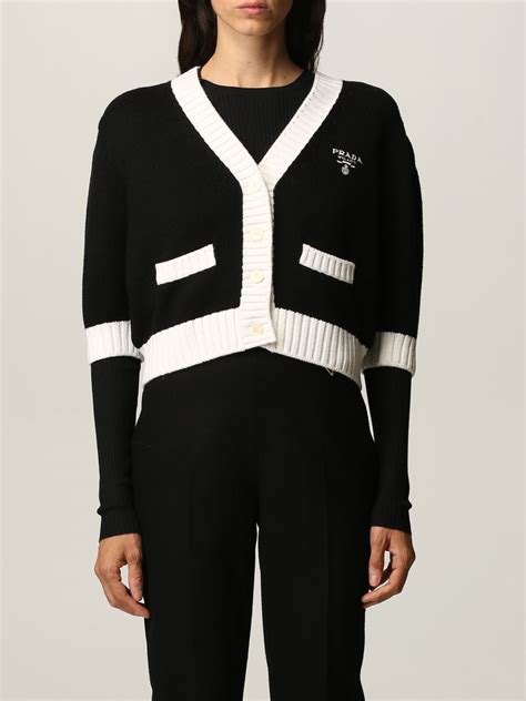 farfetch prada cardigan|Prada handbags.